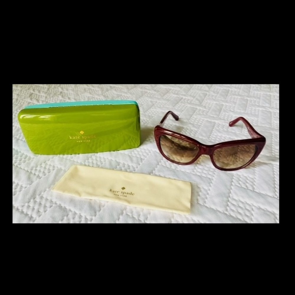 Kate Spade Polarized Sunglasses with Case